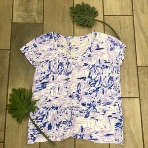 Lilly Pulitzer Cotton Short Sleeve Tee